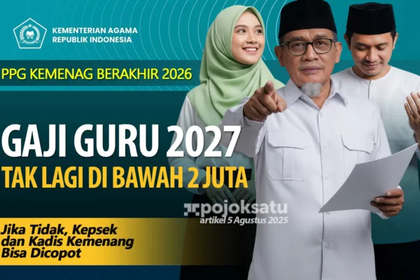 2027,Kesejahteraan Guru Agama Naik: Target Gaji Minimal Rp2 Juta
