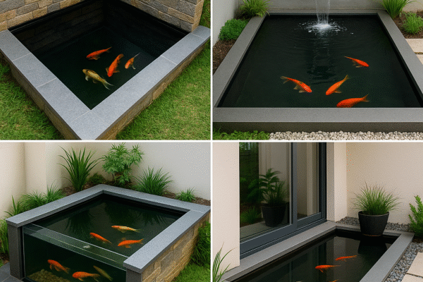 10 Model Kolam Ikan Minimalis Ukuran 1 Meter untuk Hunian Modern dan Lahan Terbatas Temukan inspirasi model kolam ikan minimalis ukuran 1 meter yang cocok untuk rumah kecil dan modern. Dapatkan ide desain, material terbaik, serta tips perawatan agar tetap cantik dan sehat.